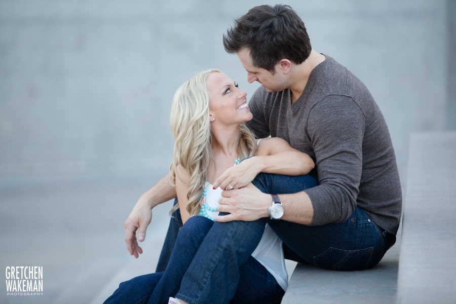Phoenix Engagment Photography in Downtown Phoenix near Heritage Square by Phoenix Engagement Photographer Gretchen Wakeman Photography