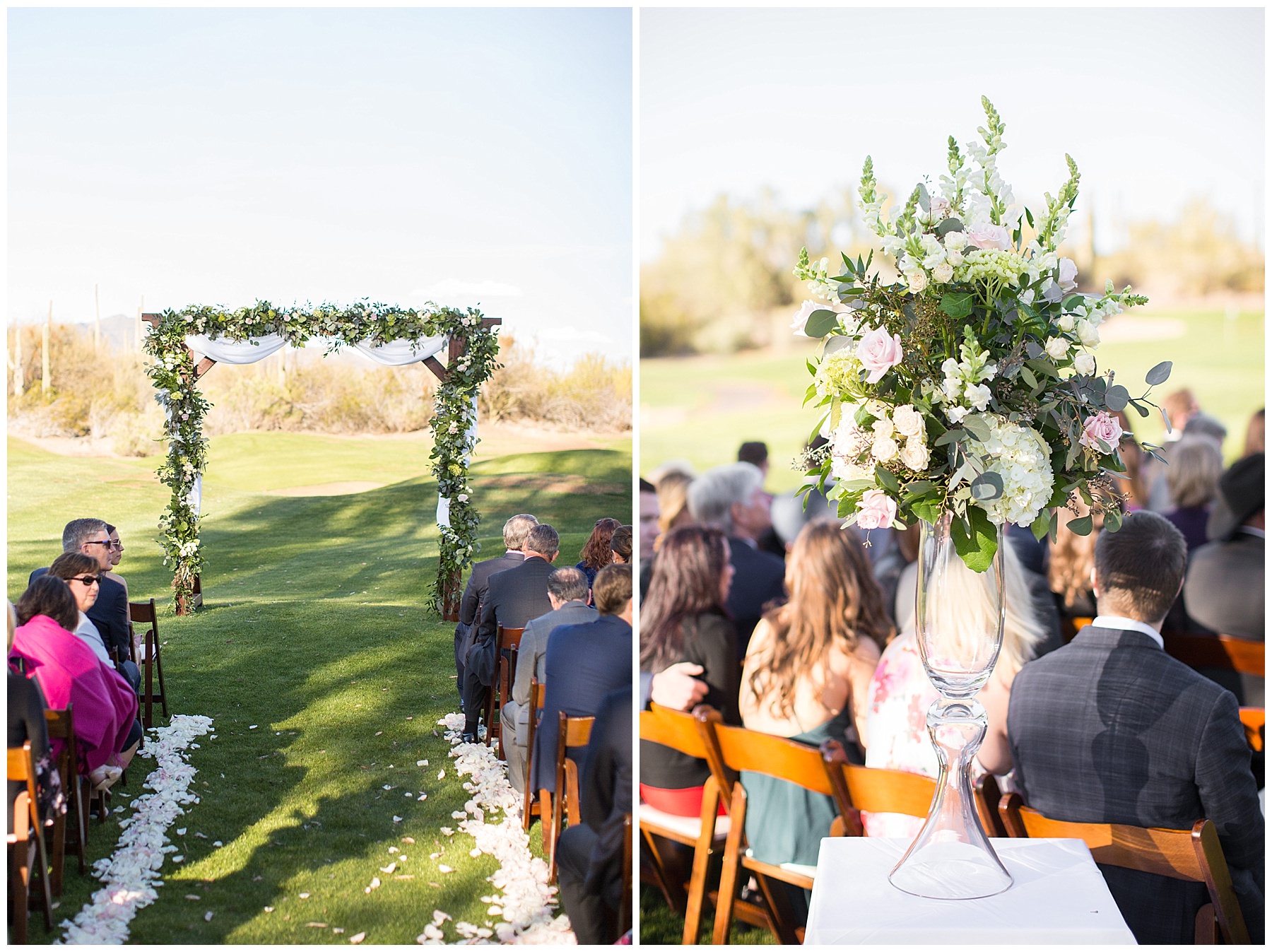 Spring Wedding Flowers at Rancho Manana Resort